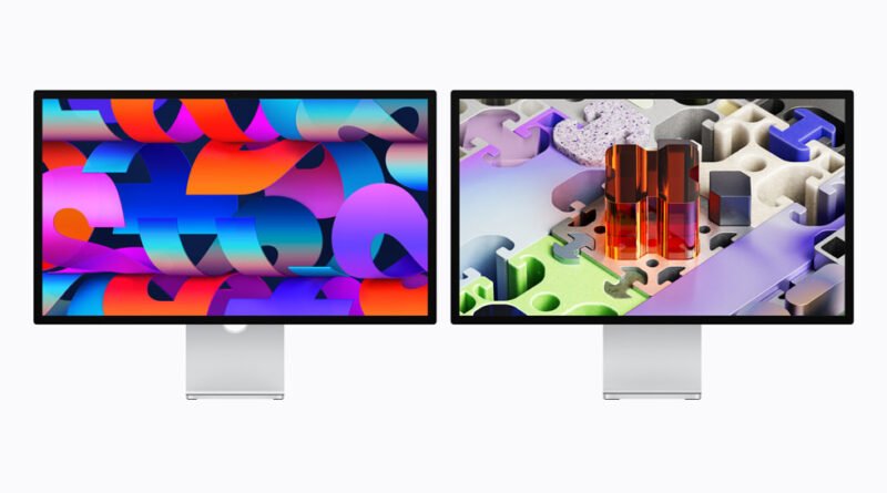 Apple Studio Display and Studio Display XDR side by side