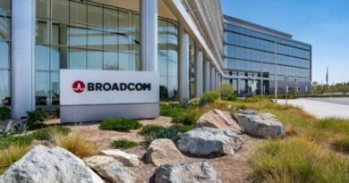 Broadcom headquarters sign