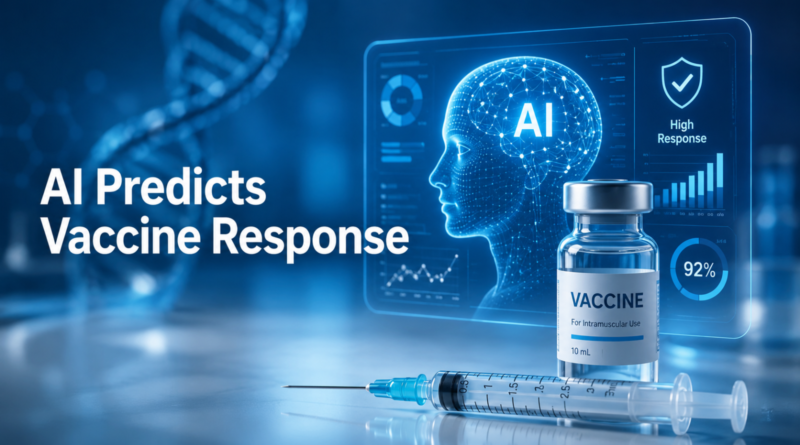 AI system predicting vaccine response before vaccination