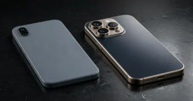 Budget smartphone and premium flagship smartphone comparison