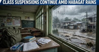 Class suspensions during Habagat rains in the Philippines