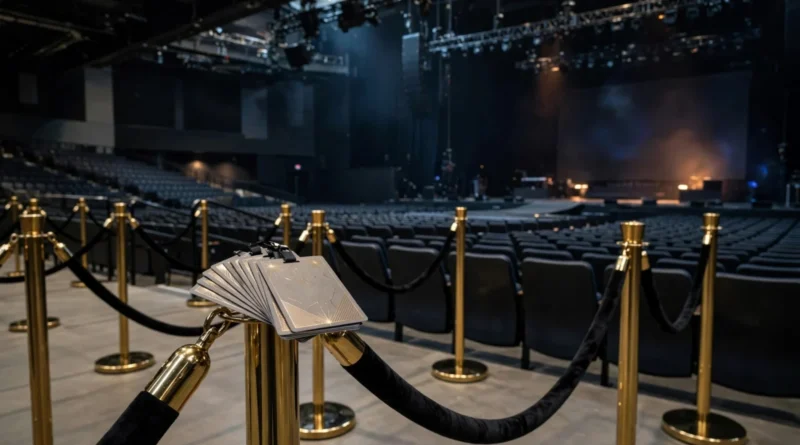 Concert presale ticket and early access venue concept