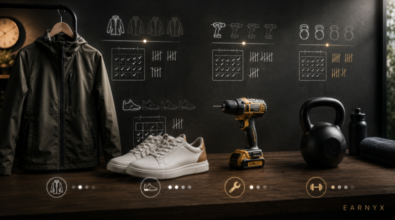 Everyday products illustrating how frequent use can lower the cost per use of a purchase