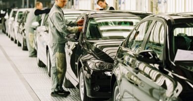 European automotive manufacturing assembly line