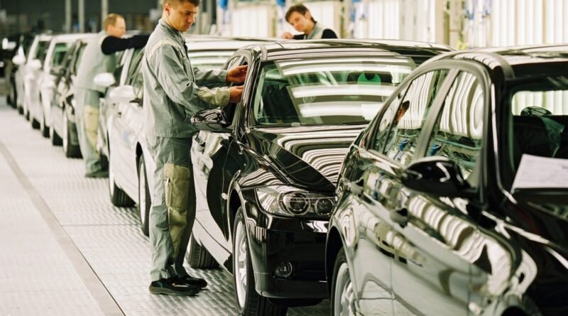 European automotive manufacturing assembly line