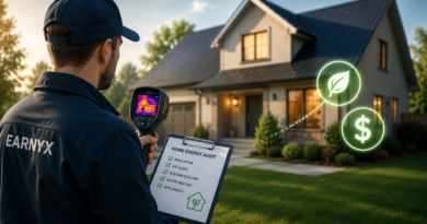 Home energy audit illustration examining whether a professional energy audit is worth paying for