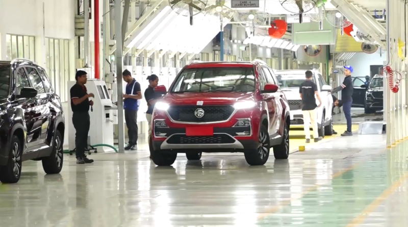Vehicle manufacturing plant in India