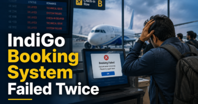 IndiGo booking system failure affecting airline passengers