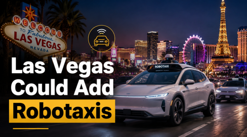 Autonomous robotaxis operating on the Las Vegas Strip