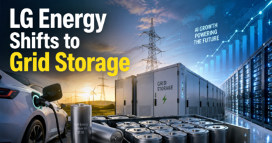 LG Energy battery systems shifting from EVs toward grid storage