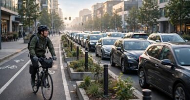 Bike commuting compared with driving for annual transportation savings