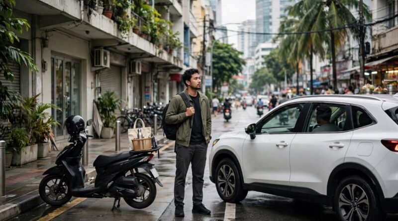 Motorcycle ownership compared with ride-hailing for everyday urban commuting