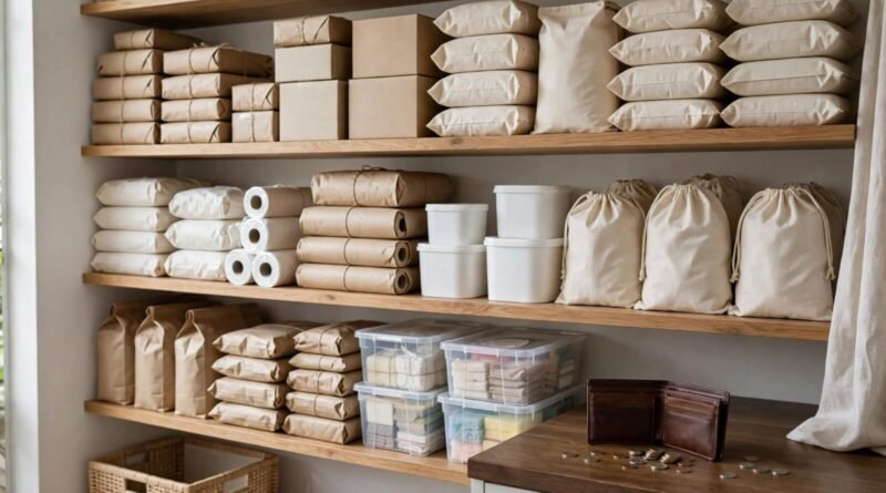 Bulk household purchases showing the tradeoff between discounts and available cash