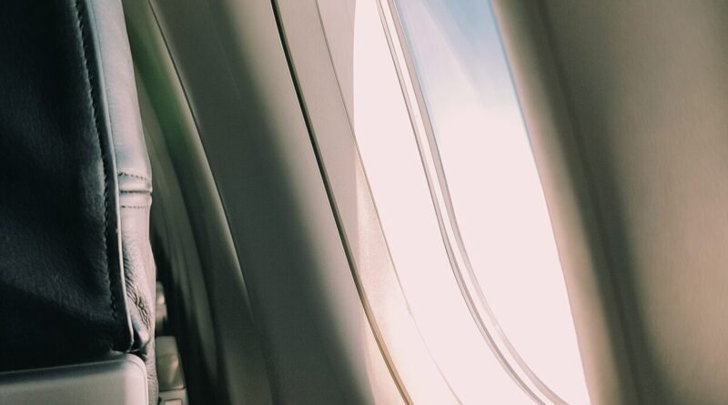 View from an airplane passenger seat for nonstop versus connecting flight comparison