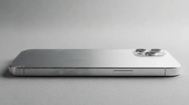 Refurbished smartphone shown restored from used to clean condition