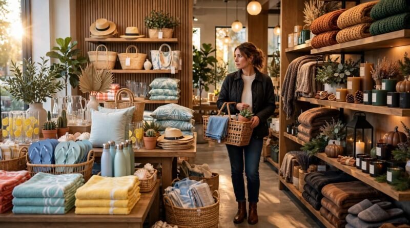 Holiday shopping scene illustrating seasonal sale pricing and discount comparisons