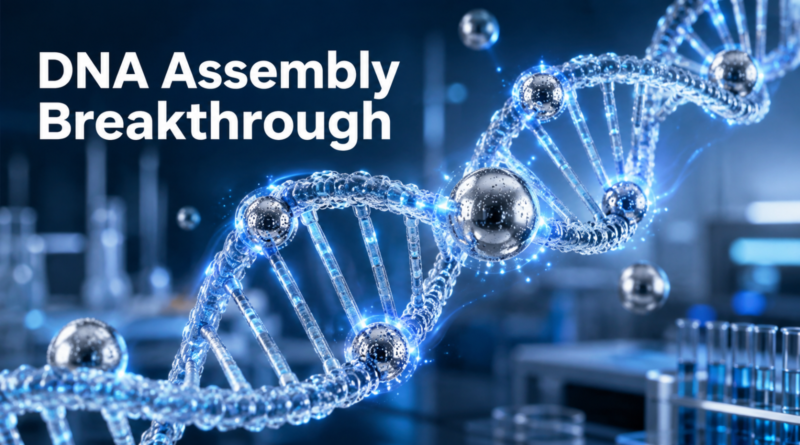 Silver nanoparticles improving DNA assembly efficiency