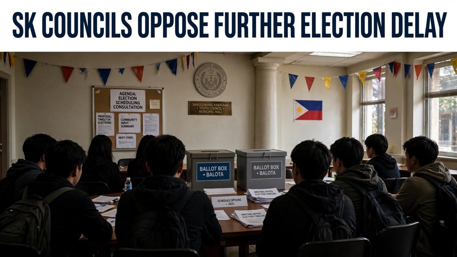 Mamburao SK Councils Oppose Further Postponement of Barangay and Youth Elections