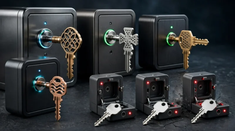 Separate account locks illustrating the security benefit of unique passwords for every account