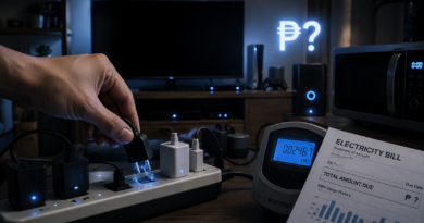 Hand unplugging household electronics to question how much standby electricity affects the electric bill.