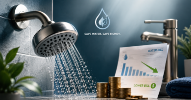 Water-saving fixtures comparison showing whether replacing household fixtures is worth the cost