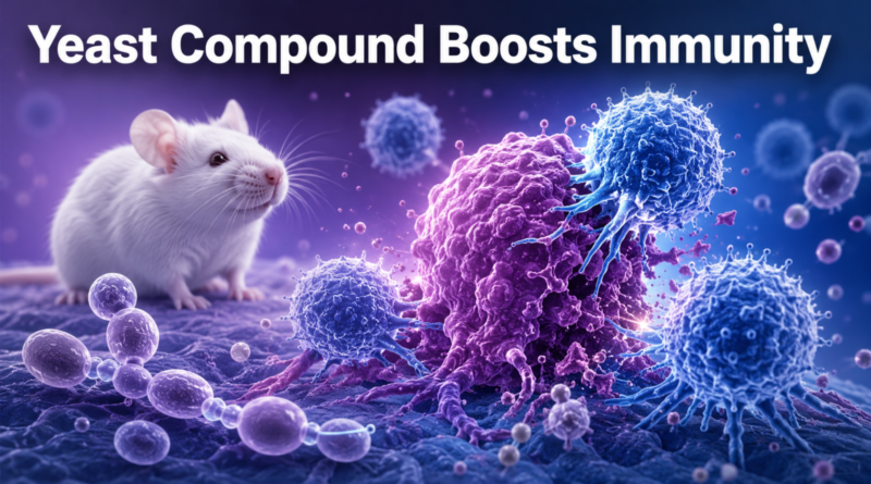 Yeast beta-glucan boosting cancer-related immunity in mice