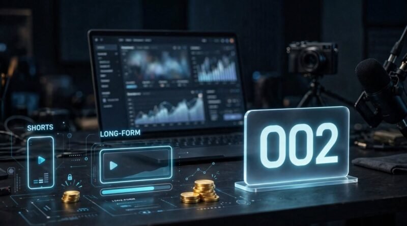 YouTube Reality Check 002 comparing long-form video and Shorts earnings per 1,000 views