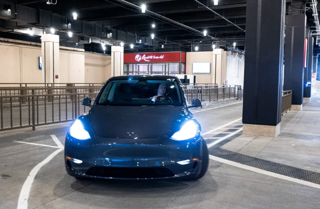 Tesla vehicle in Las Vegas