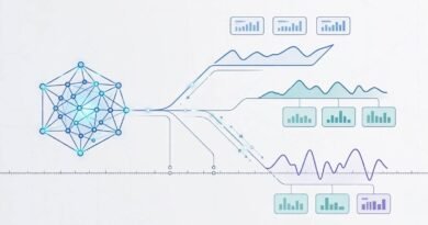 AI model drift concept showing the same AI system producing changing outputs over time