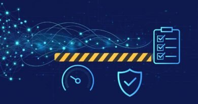 Editorial concept representing slower frontier AI development, safety evaluation, and governance