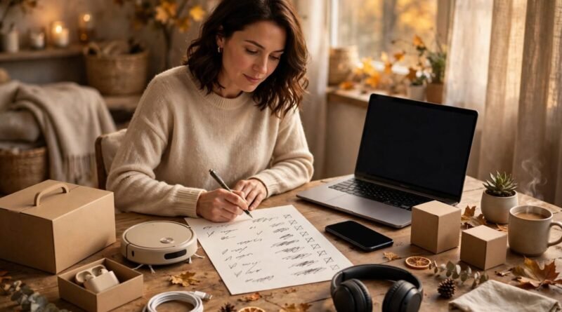 Black Friday shopping list planning before the sales begin