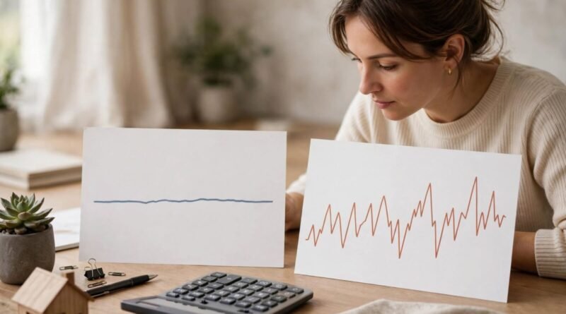 Fixed versus adjustable-rate mortgage comparison
