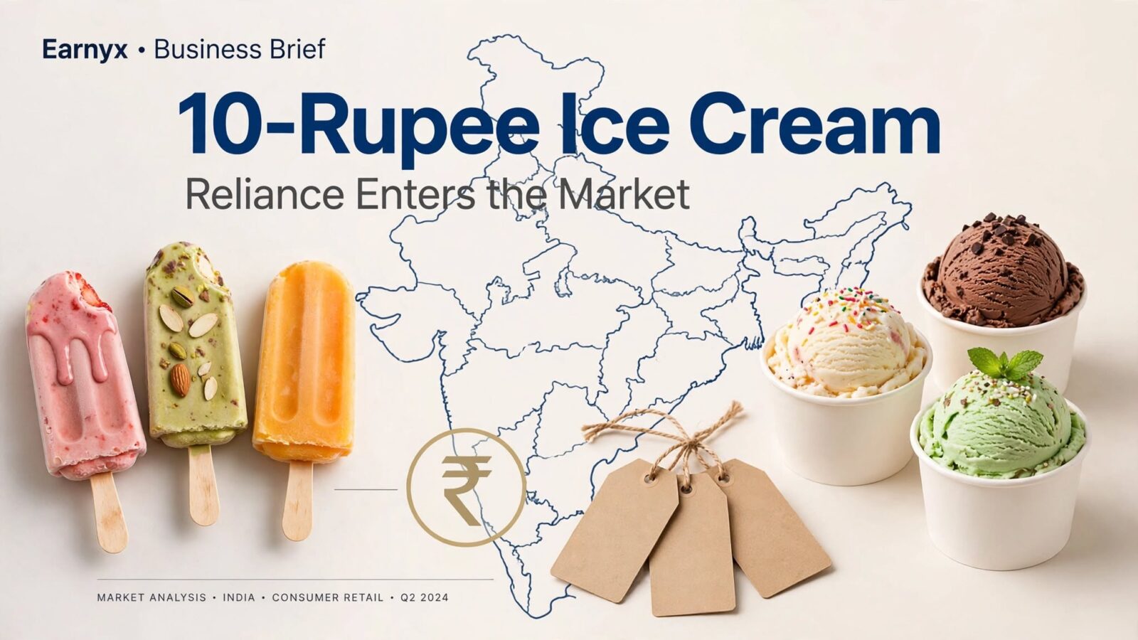 Reliance Enters India’s Ice Cream Market With 10-Rupee Products and a Nationwide Expansion Plan